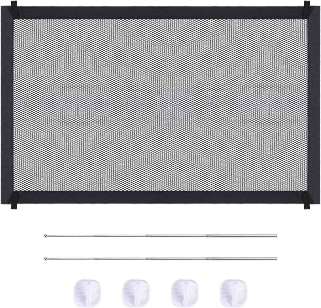 Barrera Seguridad Perros Plegable y Portátil