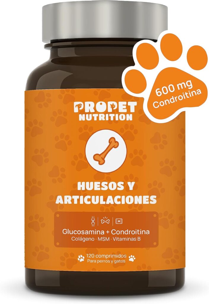 Condroprotector Perros y Gatos. Antiinflamatorio Gran Concentración