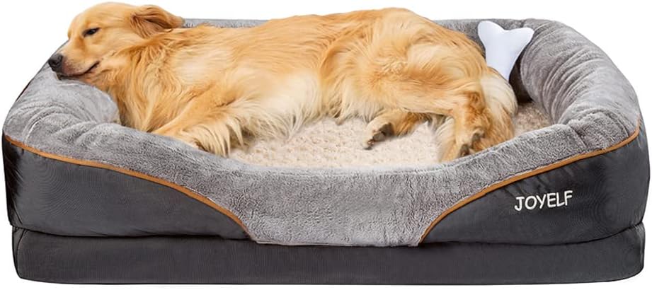 JOYELF X-Large Cama de Espuma viscoelástica para Perros, Cama ortopédica